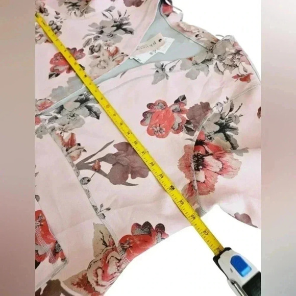 Philosophy Pink Floral 3/4 Sleeve Open Jacket - Picture 7 of 14